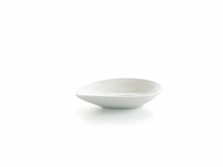 Bowl Ariane Alaska Sheet Mini Ceramic White (10 x 8 x 2,2 cm) (18 Units) Online Hot Sale