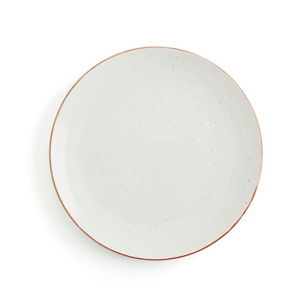 Flat plate Ariane Terra Ceramic Beige (Ø 31 cm) (6 Units) For Sale