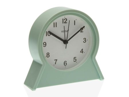 Alarm Clock Versa Franki Grey Green Plastic 4,4 x 14,5 x 13,7 cm For Cheap