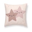 Cushion cover Kids&Cotton Nadir A Pink 50 x 50 cm Online Hot Sale