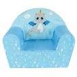 Armchair Fun House LEON LE DRAGON Blue Foam 42 x 52 x 33 cm Cheap