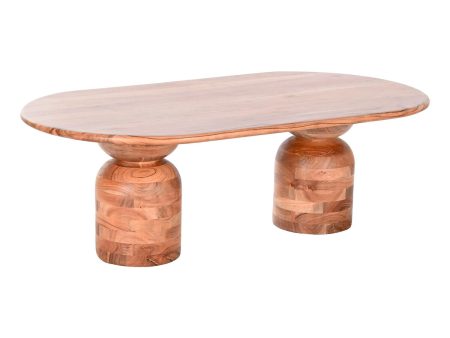 Centre Table DKD Home Decor Acacia 135 x 75 x 45 cm For Cheap