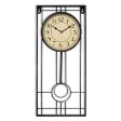 Wall Clock Versa Metal (4,5 x 45 x 20 cm) Hot on Sale