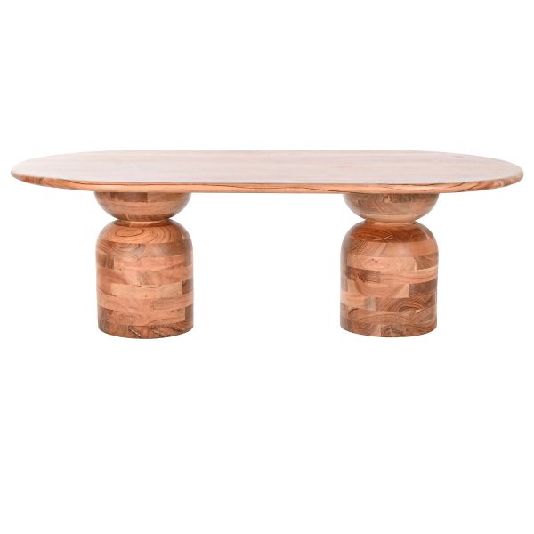 Centre Table DKD Home Decor Acacia 135 x 75 x 45 cm For Cheap