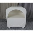 Side table Romimex White MDF Wood 40 x 48 x 30 cm Sale