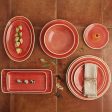 Flat plate Ariane Terra Ceramic Red (Ø 27 cm) (6 Units) Supply