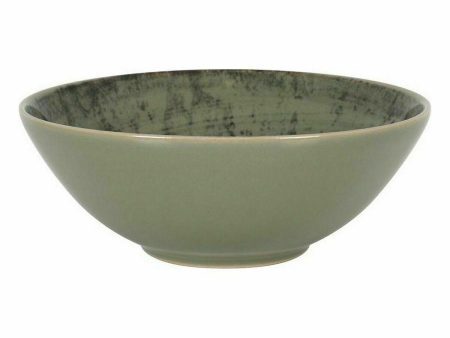 Bowl La Mediterránea Aspe Green Ø 16,3 x 6,1 cm (24 Units) For Sale