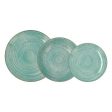 Dinnerware Set Quid Montreal Ceramic Turquoise Stoneware 18 Pieces Fashion