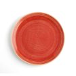 Flat plate Ariane Terra Ceramic Red (Ø 29 cm) (6 Units) Hot on Sale