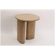 Side table Romimex Natural MDF Wood Mahogany wood 56 x 61 x 56 cm For Discount