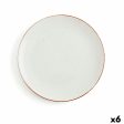 Flat plate Ariane Terra Ceramic Beige (Ø 29 cm) (6 Units) Online now