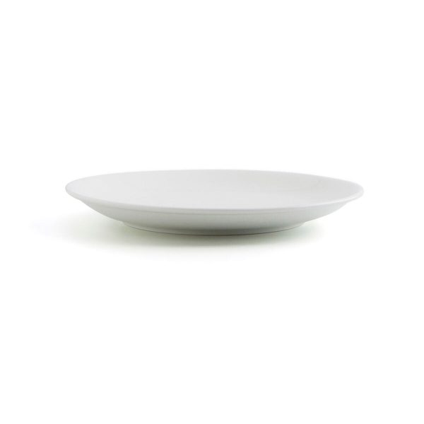 Flat plate Ariane Vital Coupe Ceramic White (Ø 27 cm) (6 Units) Fashion