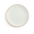 Flat plate Ariane Terra Ceramic Beige (24 cm) (6 Units) Discount