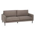 3-Seater Sofa Taupe 213 x 87 x 90 cm For Cheap