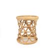 Side table Romimex Natural Rattan 35 x 40 x 35 cm Sale