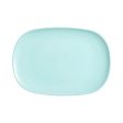 Serving Platter Luminarc Sweet Line Turquoise Glass 35 x 24 cm (6 Units) Discount