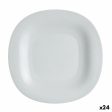 Flat plate Luminarc Carine Granit Grey Glass Ø 27 cm Supply