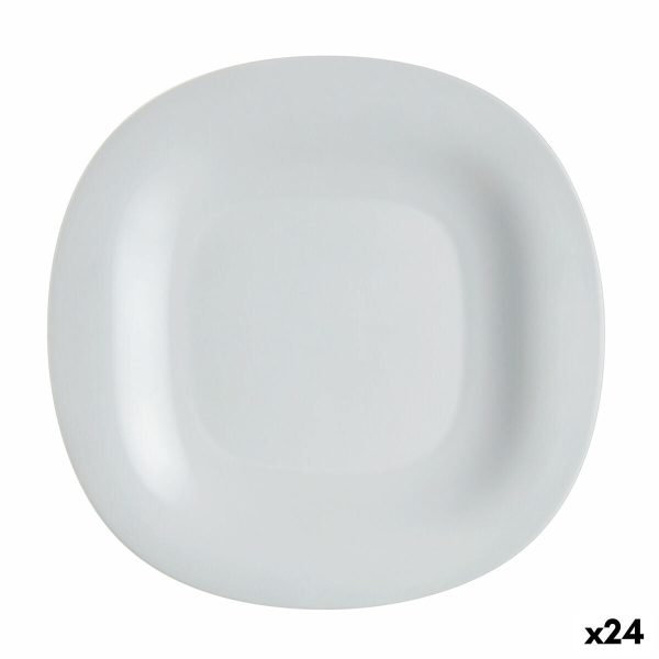 Flat plate Luminarc Carine Granit Grey Glass Ø 27 cm Supply