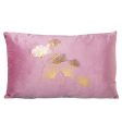 Cushion Alexandra House Living Pink Golden Textile 50 x 30 cm Supply