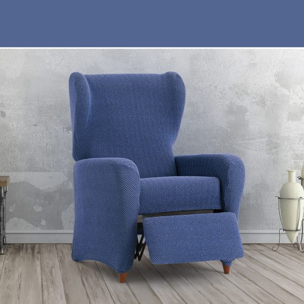 Armchair slipcovers Eysa JAZ Blue 90 x 120 x 85 cm Sale