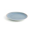 Flat Plate Ariane Terra Blue Ceramic Ø 21 cm (12 Units) Online Hot Sale