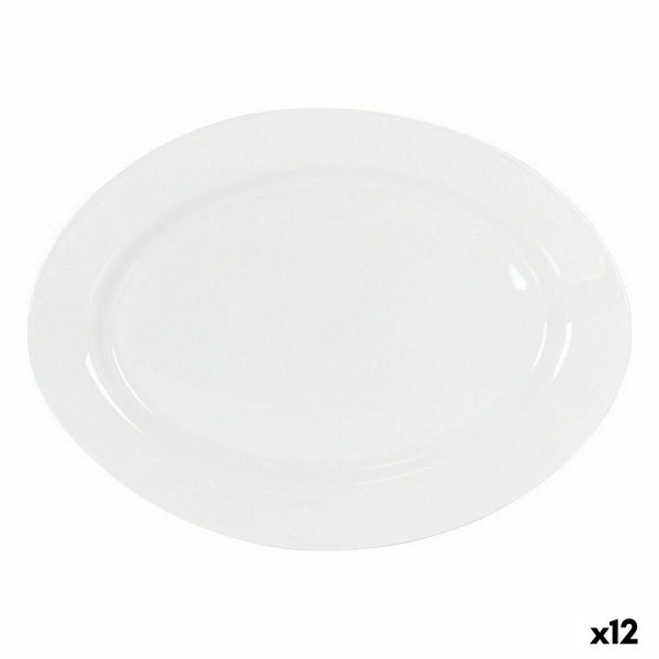 Serving Platter La Mediterránea Temara Oval 30,5 x 22,2 cm (12 Units) on Sale