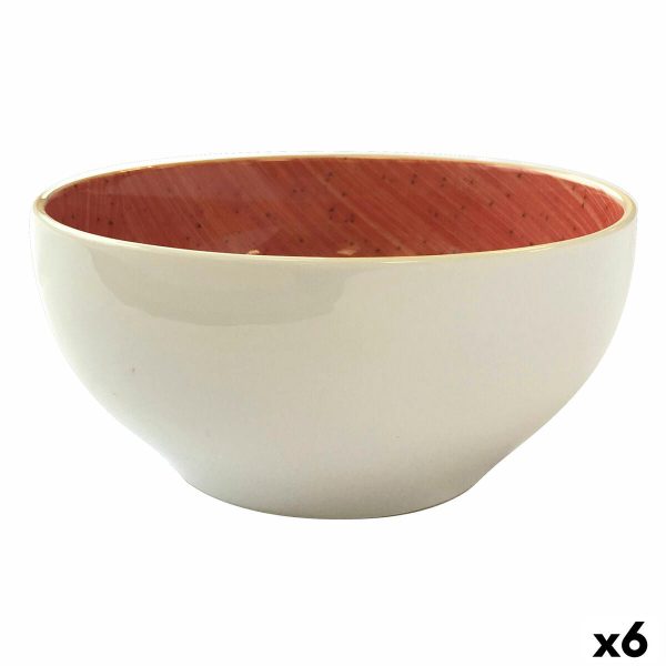 Bowl Ariane Terra Ceramic Red (Ø 15 cm) (6 Units) Online Sale