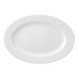 Flat plate Ariane Prime Oval Ceramic White (22 x 20 cm) (12 Units) Fashion