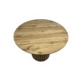 Table Romimex Brown MDF Wood 100 x 76 x 100 cm Sale