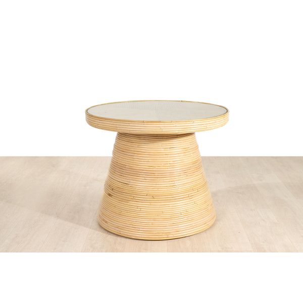 Side table Romimex Natural Rattan 70 x 55 x 70 cm Online now