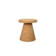 Side table Romimex Natural Rattan 50 x 55 x 50 cm Discount