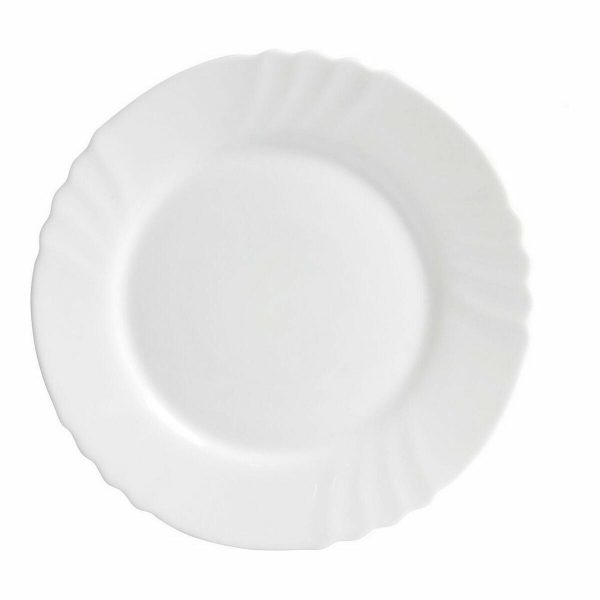 Flat Plate Bormioli 6181501 25 x 25 x 2,2 cm (36 Units) For Sale