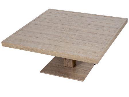 Table Alexandra House Living Beige 101 x 101 cm Adjustable on Sale