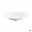 Deep Plate Quid Basic White Ceramic Ø 21,5 cm (12 Units) Online