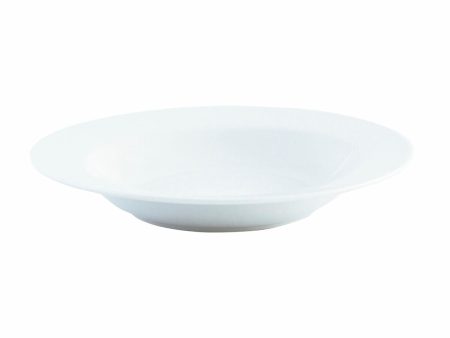 Deep Plate Quid Basic White Ceramic Ø 21,5 cm (12 Units) Online