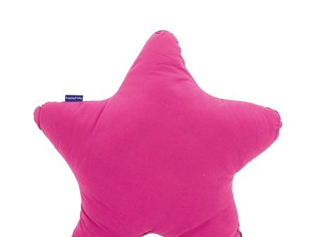 Cushion HappyFriday Basic Fuchsia Star 50 x 50 cm Online Hot Sale