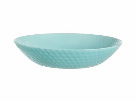 Deep Plate Luminarc Pampille Turquoise Glass (20 cm) (24 Units) For Cheap