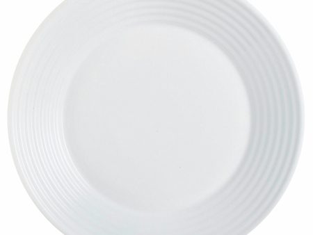 Deep Plate Luminarc Harena White Glass (Ø 23,5 cm) (24 Units) Fashion