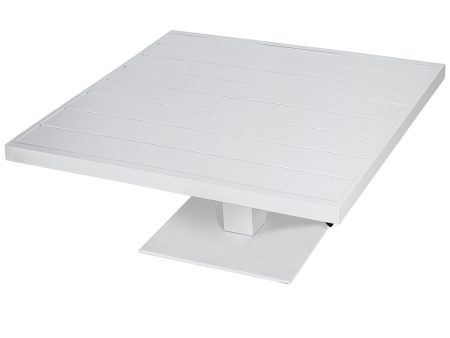 Table Alexandra House Living White 101 x 101 cm Adjustable Online now