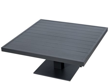 Table Alexandra House Living Anthracite 101 x 101 cm Adjustable Online Hot Sale