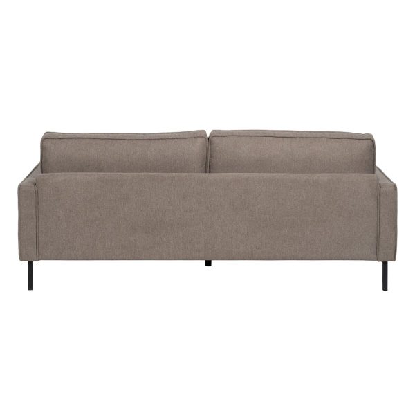 3-Seater Sofa Taupe 213 x 87 x 90 cm For Cheap