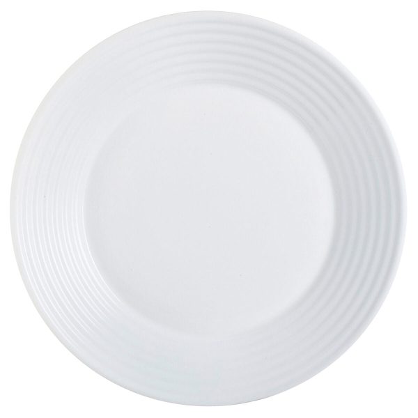 Deep Plate Luminarc Harena White Glass (Ø 23,5 cm) (24 Units) Fashion