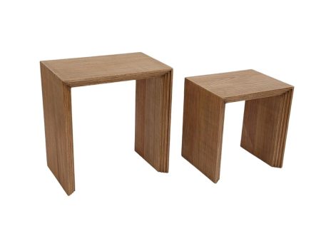 Tables set Romimex Natural Pine 2 Pieces on Sale