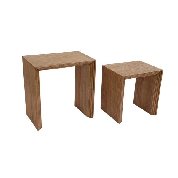 Tables set Romimex Natural Pine 2 Pieces on Sale