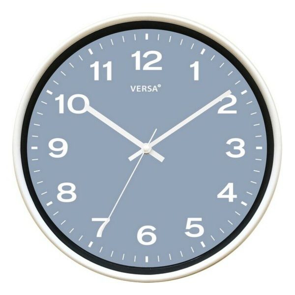 Wall Clock Versa Plastic (4,3 x 30,5 x 30,5 cm) For Discount