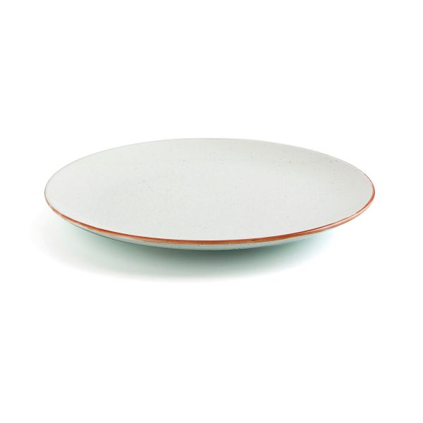 Flat plate Ariane Terra Ceramic Beige (Ø 29 cm) (6 Units) Online now