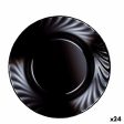 Deep Plate Luminarc Trianon Black Glass (ø 22,5 cm) (24 Units) Sale