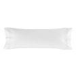 Pillowcase HappyFriday BASIC White 45 x 110 cm For Cheap