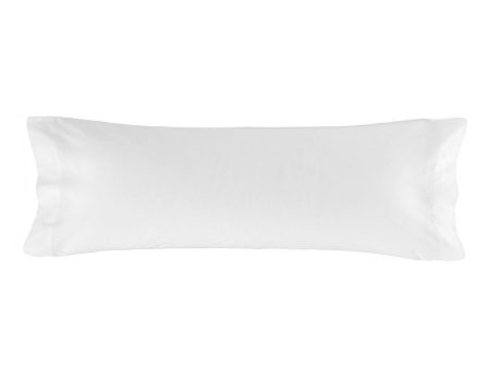 Pillowcase HappyFriday BASIC White 45 x 110 cm For Cheap