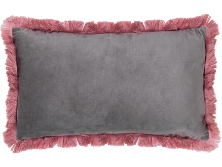 Cushion Alexandra House Living Grey Pink Textile 50 x 30 cm Discount